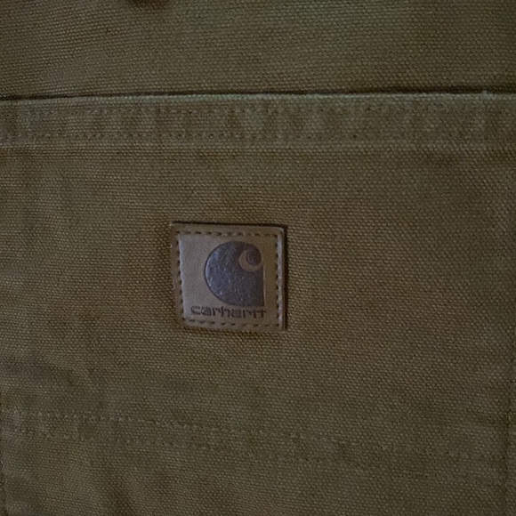 Carhartt Men’s Loose Original Fit Washed Duck Work Dungaree Carpenters Sz 34/32 - Picture 4 of 6